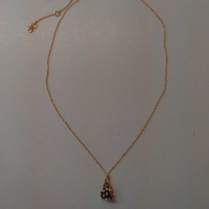 Kate Spade New Black Teacup Necklace